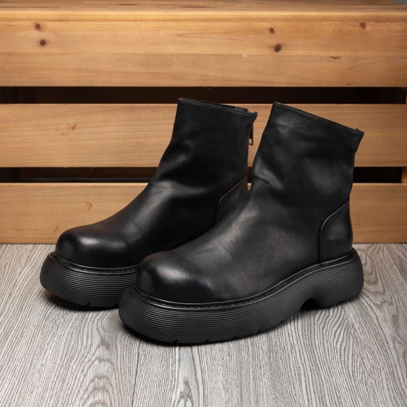 枫之时尚冬季厚底橡胶棉靴加绒