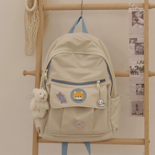 Ранец, японская сумка через плечо для школьников, свежий универсальный вместительный и большой рюкзак, в корейском стиле, для средней школы