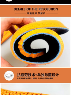 正品42 43 44 45 46 47 48码减震防臭抗疲劳蜂窝硅胶工装鞋厚鞋垫