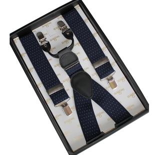 胖人吊带西装 特价 背带男式 背带男士 背带3.5CM宽四夹 包邮