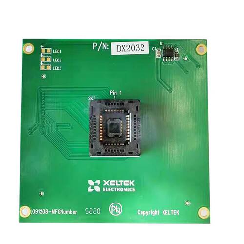 西尔特专用SP6100/N编程座DX2032适配 烧录座 IC座 PLCC32 测试座