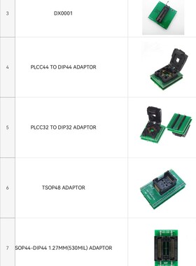 烧录座47件套订单专用SOP8/TSOP48/PLCC44/SSOP8/16/28多款烧录座