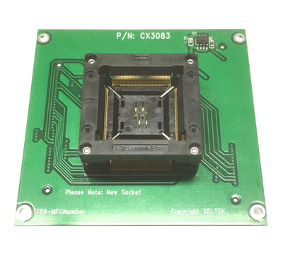 CX3083/DX3083西尔特适配器 QFP176烧录座 测试座 IC烧写座