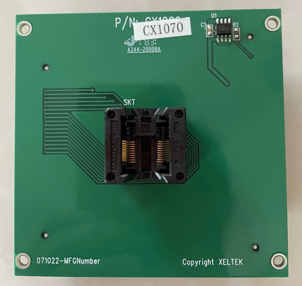 西尔特适配座CX1070烧录座6100n烧录机专用SSOP20 200mil