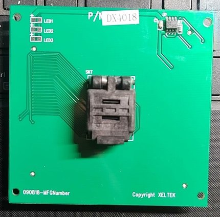 西尔特烧录座DX4018适配座/希尔特6100N编程座 座子 QFN44 7*7mm