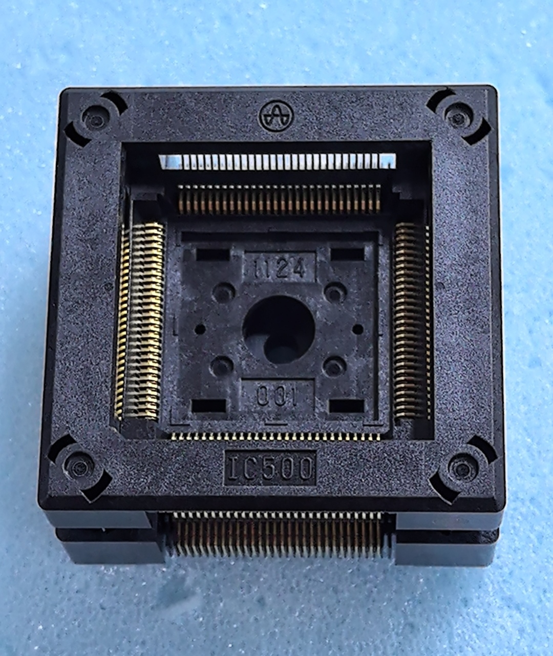 IC500-1124-003 双触点 测试座 yamaichi 插座socket 座子QFP112 电子元器件市场 测试座 原图主图