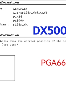 西尔特专用SP6100/N编程座DX5000适配器 烧录座 IC座子PGA66原装
