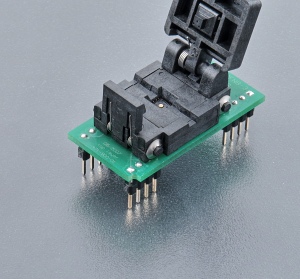 ELNEC专用烧录座 DIL8/QFN8-3 ZIF-CS 适配器 QFN8 4*4MM 0.8MM