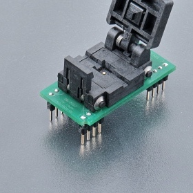 ELNEC专用烧录座 DIL8/QFN8-3 ZIF-CS 适配器 QFN8 4*4MM 0.8MM