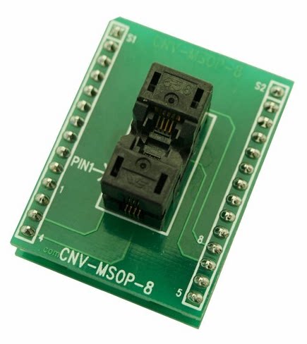 CNV-MSOP-8 进口测试座/ 编程座 /烧录座 MSOP8 0.65MM 3*3MM