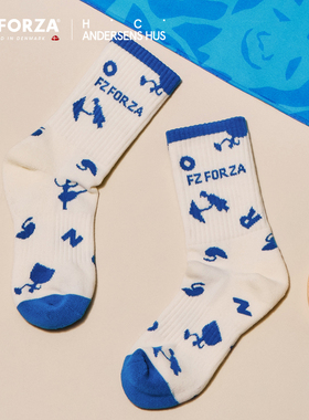 FZFORZA正品羽毛球袜安徒生博物馆联名系列 FZ_SK505HCA运动袜