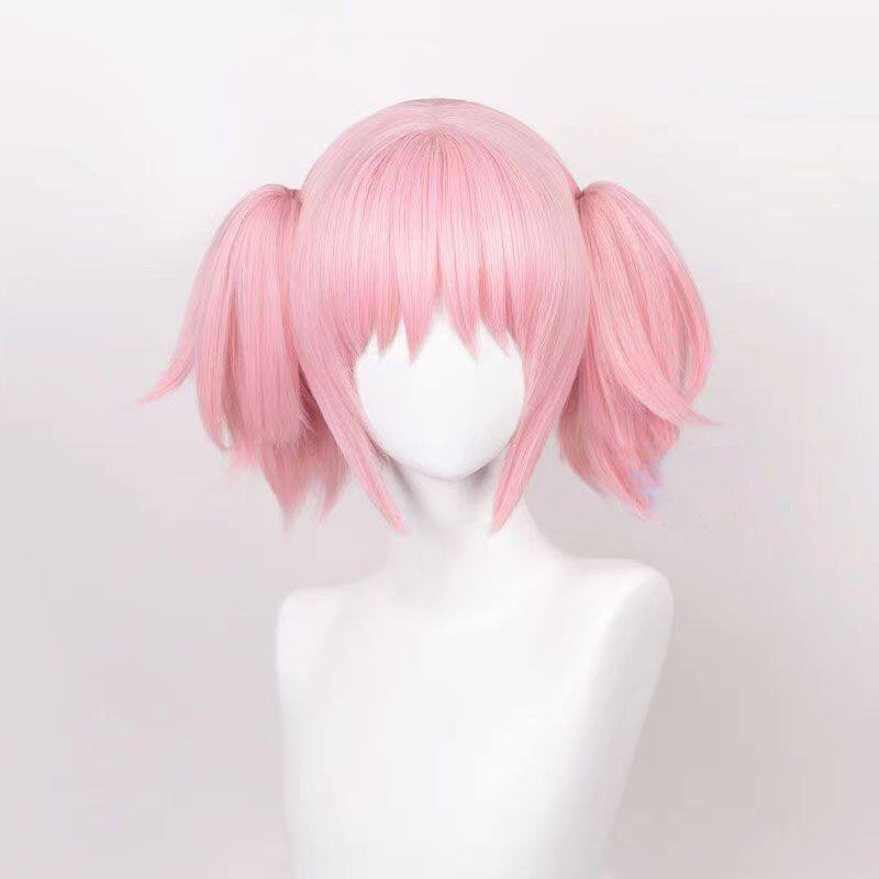 thumbnail for 魔法少女小圆 鹿目圆 虎口夹双马尾假发 晓美焰cosplay假发