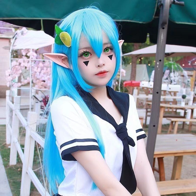 安莉洁角色cos假发 凹凸世界 柠檬妹 cosplay假发