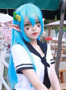 安莉洁角色cos假发 凹凸世界 柠檬妹 cosplay假发