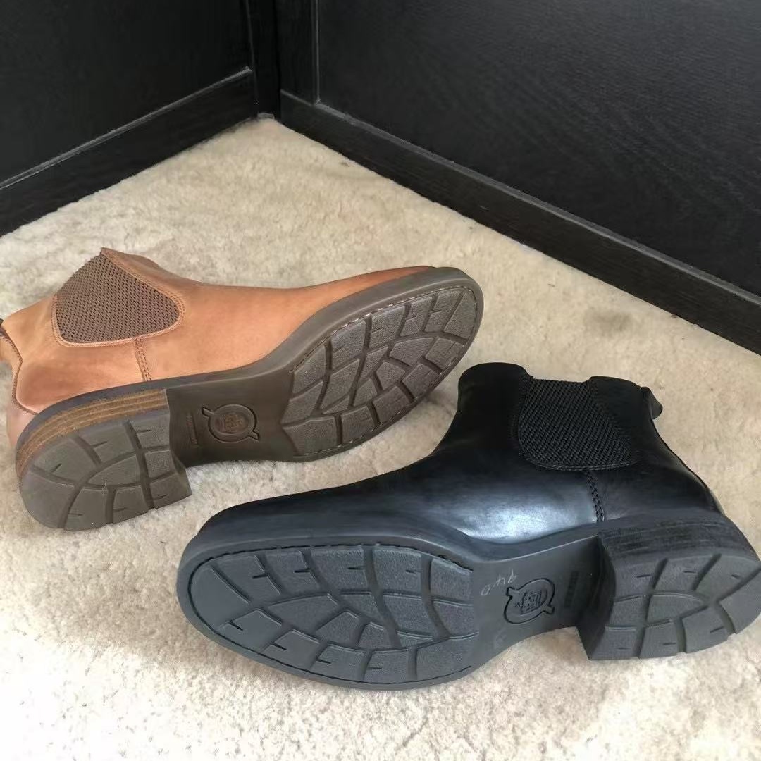 born 头层牛皮时尚百搭女士短靴切尔西靴 6