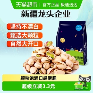新边界开心果原色无漂白粒大盐焗200g每日坚果零食干果