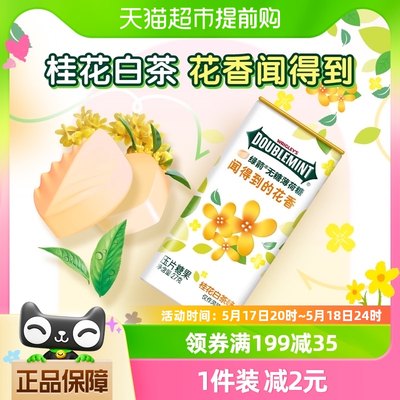 绿箭桂花白茶味薄荷糖果27g×1瓶