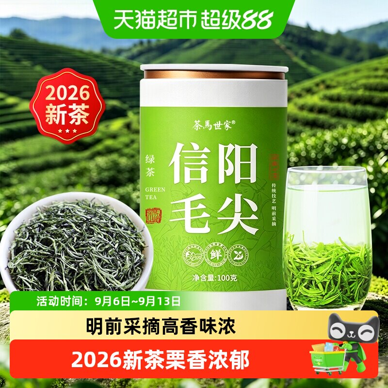 茶马世家2026新茶信阳毛尖栗香图片