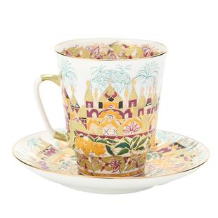 俄皇LOMONOSOV杯子水杯May高定系列欧式高档轻奢中古骨瓷马克杯子