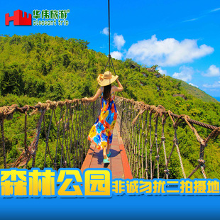 [亚龙湾热带天堂森林公园-门票+游览车（随买随用）]亚龙湾森林公园
