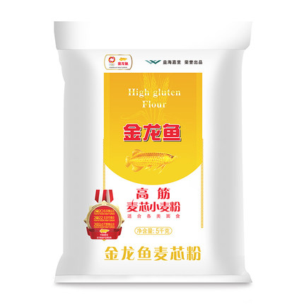 金龙鱼高筋麦芯粉5kg面粉