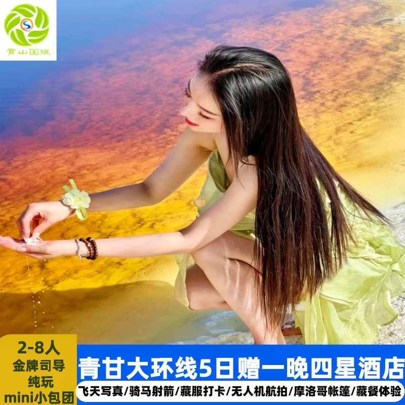 2-8人纯玩小团/青甘大环线青海旅游拼车青海湖敦煌飞天写真5日游