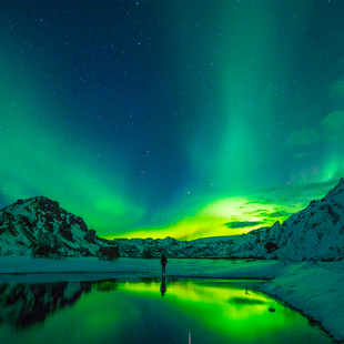 追极光冰岛2-8人蓝湖温泉蓝冰洞斯奈山黑沙滩6天旅游跟团签证