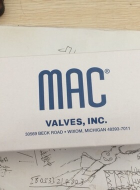 MAC电磁阀130B-121BAAA（现货）