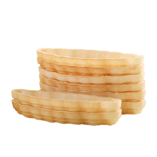 北海道防风林糯米船饼壳焦糖杏仁烘焙材料DIY半成品酥脆鱼船型壳