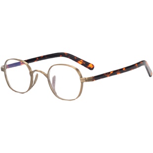 日本珍藏 约翰列侬同款小方框 民国风复古眼镜 超轻小脸高度数