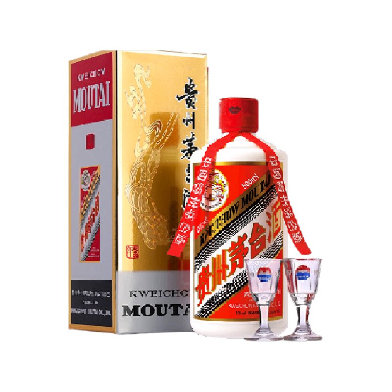 贵州飞天茅台酱香白酒53度500ml单瓶装（年份随机发货）