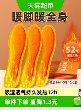 超亚自发热鞋垫10片