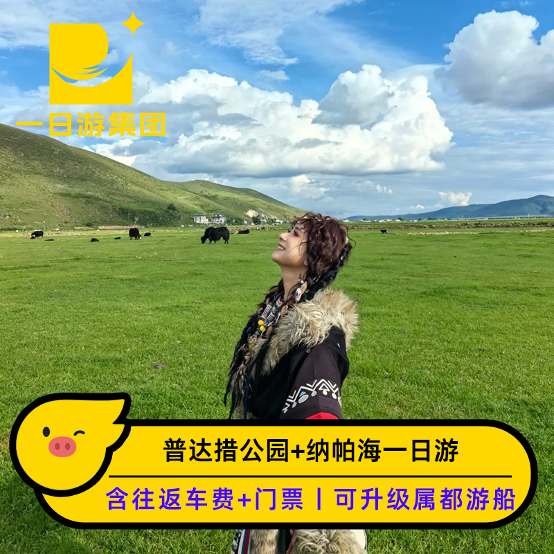 香格里拉直通车系列【独克宗往返普达措+纳帕海+门票+电瓶车】