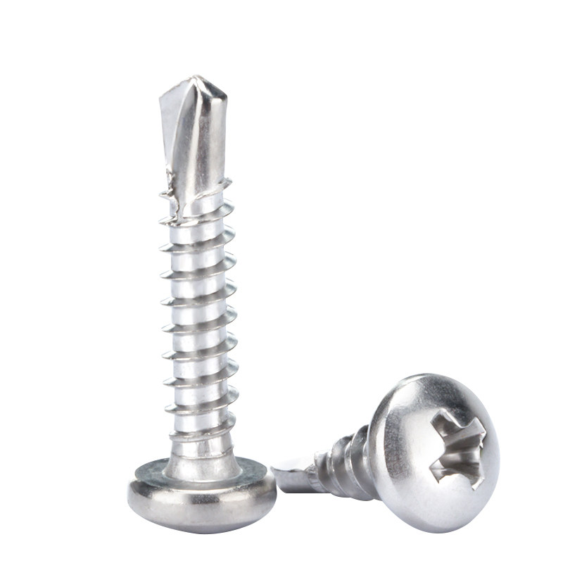 圆头十字自攻螺丝410钻尾不锈钢钉燕尾燕尾瓦钉M4.2M4.8M5.5M6.3