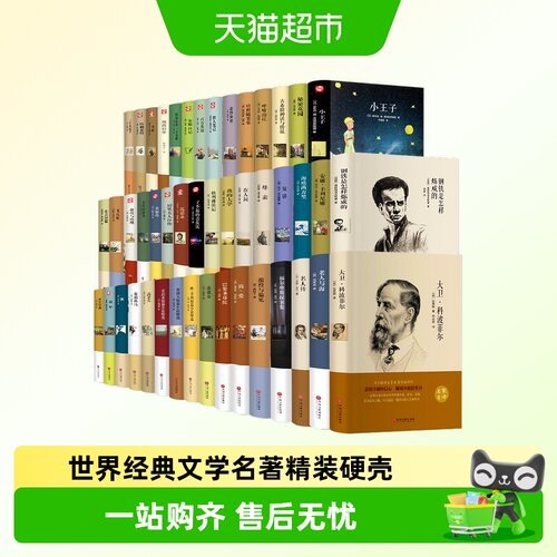 世界名著精装硬壳正版全套外国经