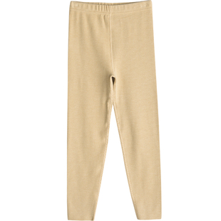 儿童德绒保暖裤内穿中大童无骨秋裤男童宝宝加绒加厚女童打底裤子