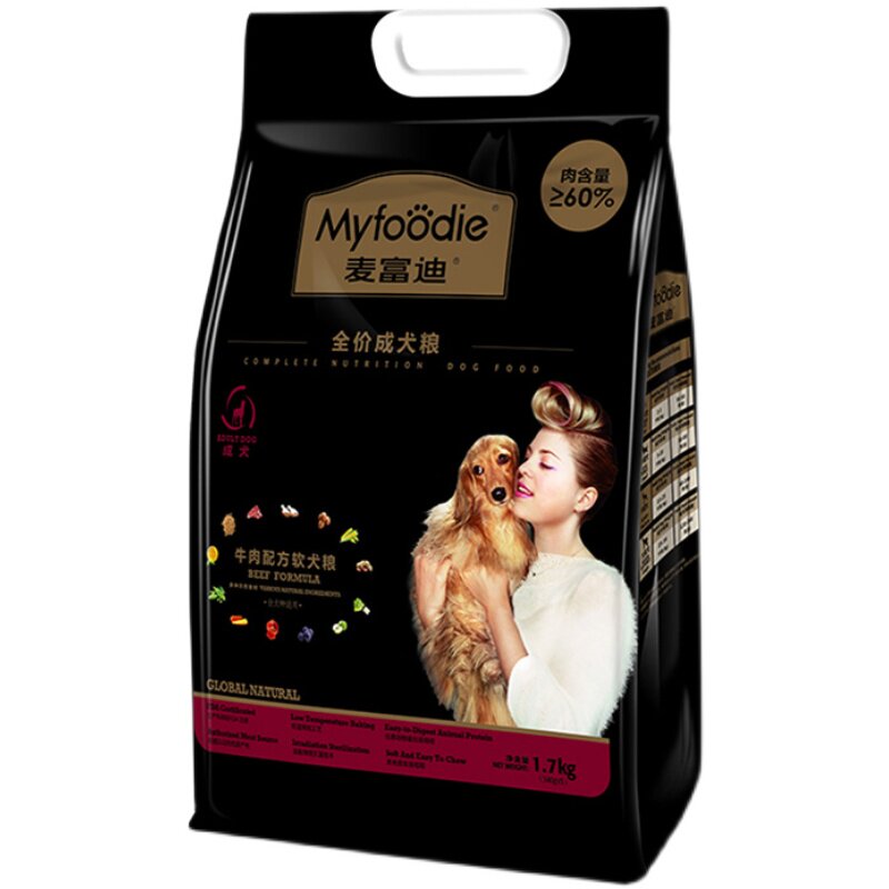 麦富迪狗粮通用型泰迪鲜肉软狗粮比熊小型犬德牧柯基小型成1.7kg