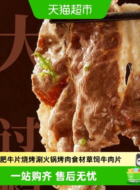 天海藏原切肥牛片火锅烤肉食材