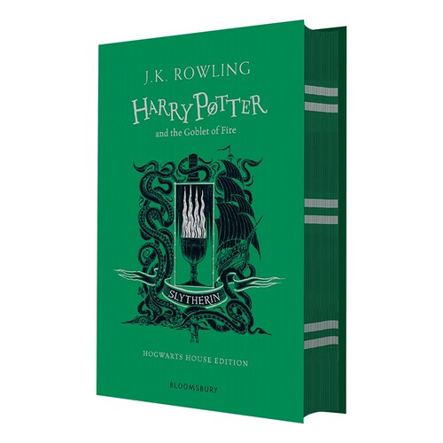 哈利波特与火焰杯 英文原版小说 Harry Potter and the Goblet of Fire 哈利波特4 斯莱特林学院版 精装 JK罗琳 英文版英语书