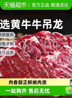 祁连天宝散养黄牛牛吊龙肉原切整块牛肉嫩牛肉生鲜潮汕涮火锅食材