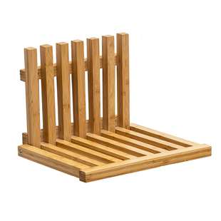 入户家用折叠凳换鞋凳壁挂简易穿鞋凳隐形玄关墙壁凳门口竹折叠椅