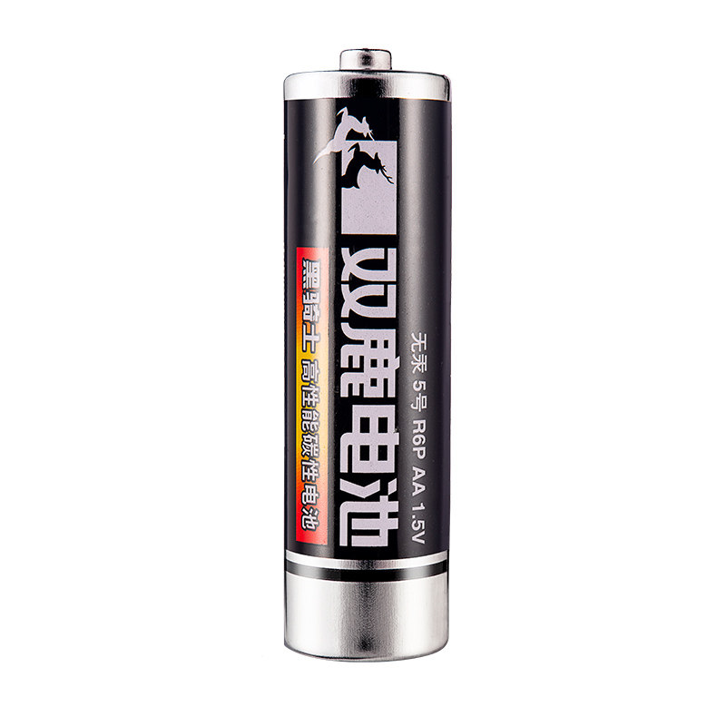 双鹿黑骑士5号R03碳性电池电视空调遥控器钟表正品aa电池五号七号玩具挂钟鼠标话筒一次性普通干电池
