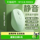 无线鼠标女生办公轻音无声可充电适用华硕惠普联想戴尔电脑通用