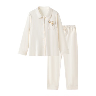 YEEHOO/英氏孕妇秋季孕期哺乳睡衣2026新款纯棉产妇月子服喂奶专