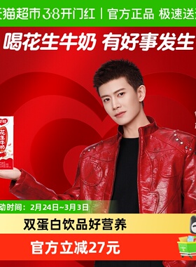 银鹭花生牛奶250ml*20盒整箱复合蛋白含乳饮料风味奶早餐奶