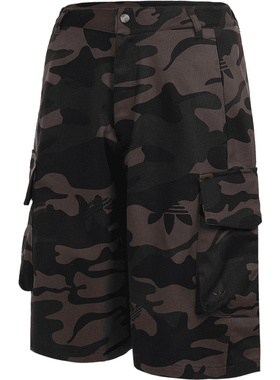 adidas阿迪达斯三叶草女子CAMO JORTS运动休闲短裤JI5743