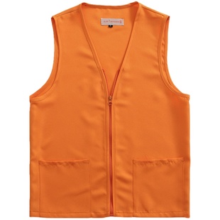 正秀新款红义工志愿者马甲工作服背心定制印字超市广告衫马夹坎肩