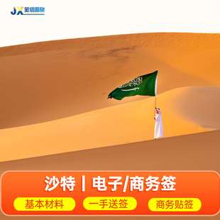沙特商务签证代办理 一年多次旅游电子签代送商务贴纸 简化办理 拒签本再送 免本人递交面签 中东国家