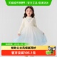 巴拉巴拉balaOne童装 女公主裙2025秋冬新款 儿童连衣裙针织网纱裙