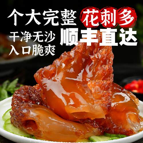 特级野生海蜇头5斤桶装红蜇头脆嫩无沙新鲜凉拌菜非即食丝皮商用